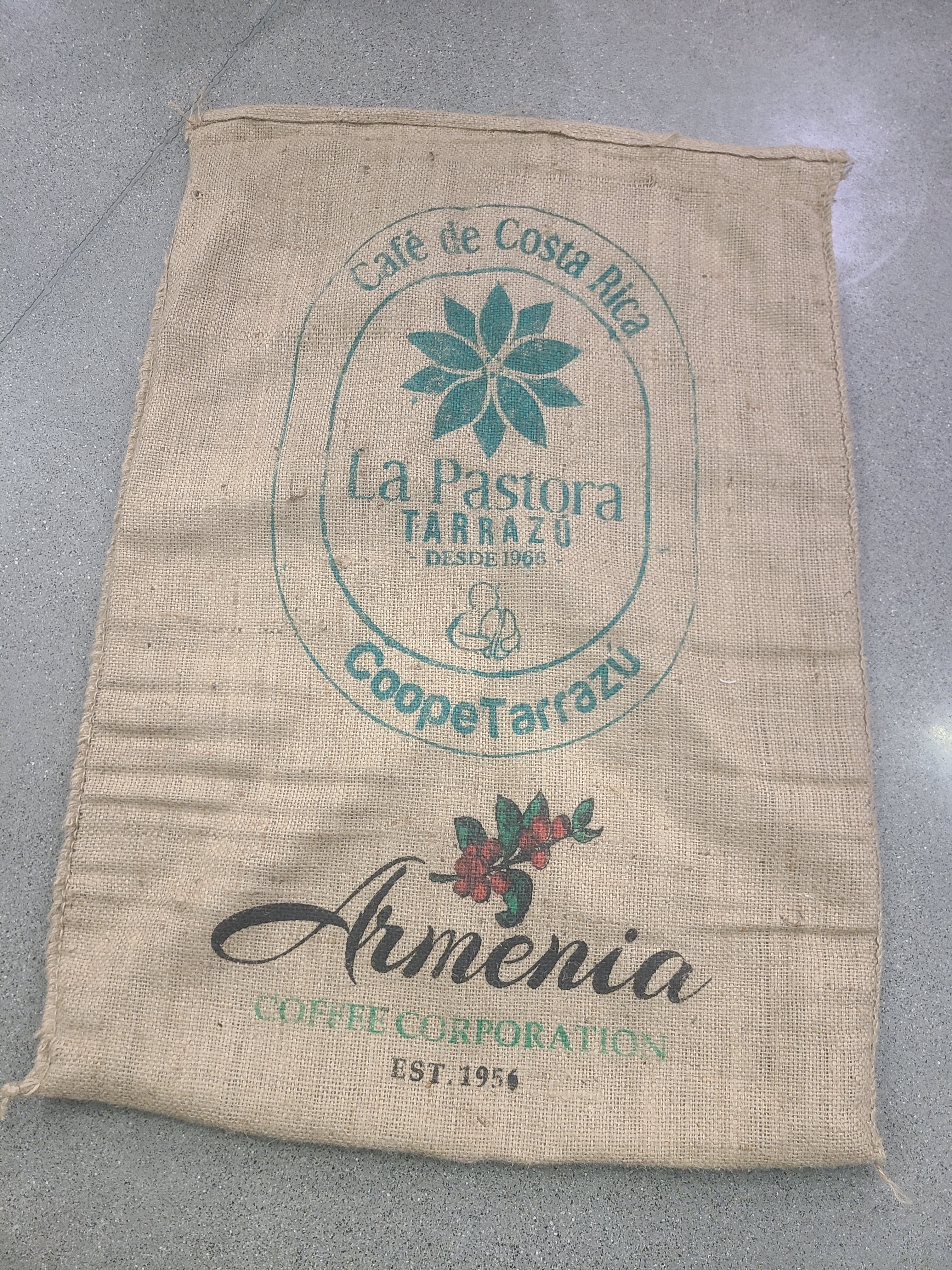 Burlap Coffee Bag