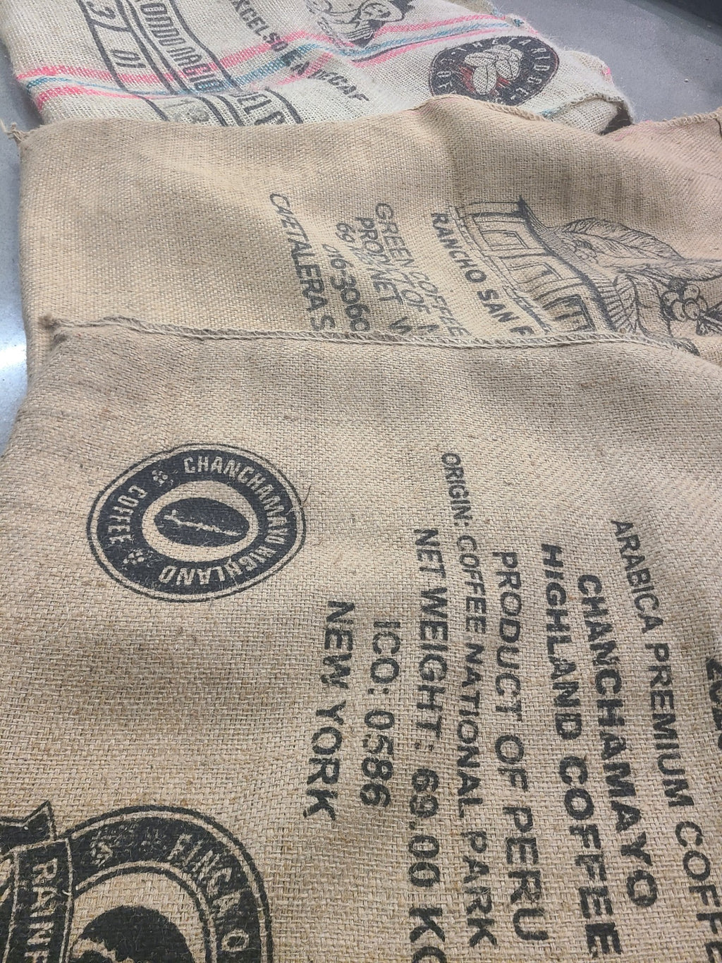 Burlap Coffee Bag