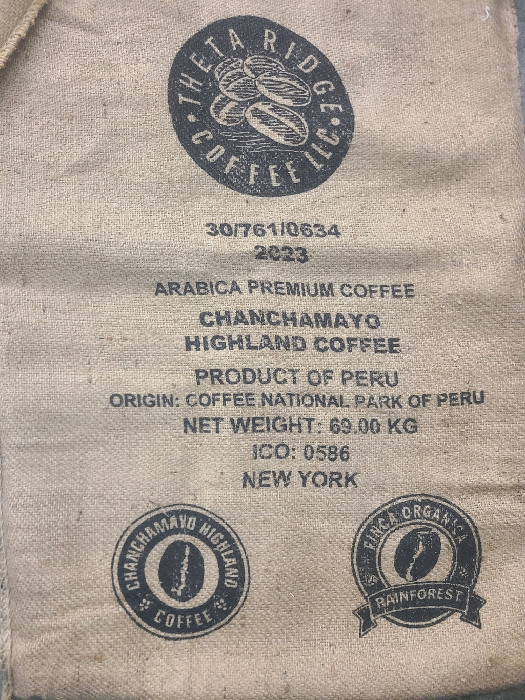 Burlap Coffee Bag
